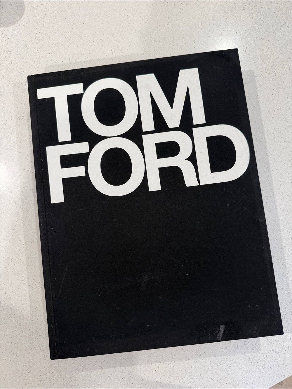 Tom Ford Black & White Logo Hardcover Coffee Table Book